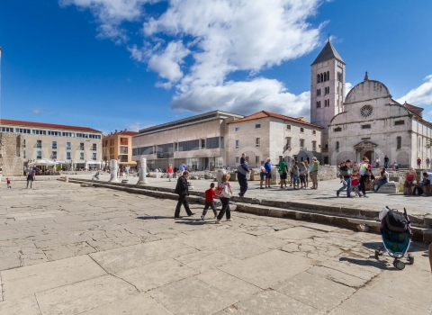 Crkva svete Marije, forum, Zadar.